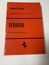 Vintage Ferrari 275/330GT/330 GTC Operating,Maintaining and Service Handbook picture