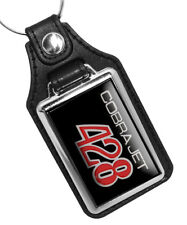 Compatible with Ford Mustang Cobra Jet 428 Engine Emblem Design Key Ring picture