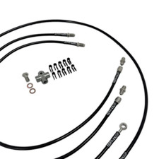 GKTECH S chassis braided brake line kit to suit Wilwood hydro kit calipers Free picture
