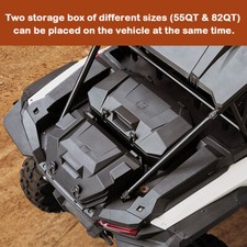 55QT+ 82QT Rear Cargo Storage Box for 2024-2026 Polaris RZR XP 1000 / XP 4 1000 picture
