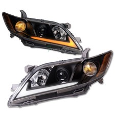 TLAPS For 2007-2009 Camry Switchback Sequential LED Projector Headlights - Black picture