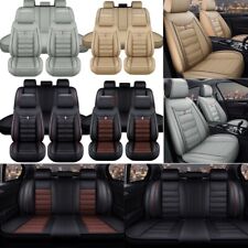 For Toyota RAV4 Front+Rear Car Seat Covers 5-Seats Protector Leather Full Set picture