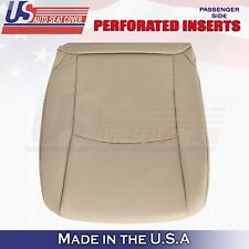 2010 2011 For Toyota Highlander Passenger Bottom Perf Leather Seat Cover Tan picture