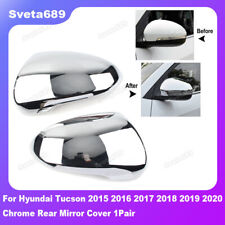 For Hyundai Tucson 2016 - 2020 Chrome Side Door Rearview Mirror Cover Trim 2pcs picture