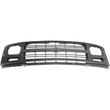 Front Grille Fits 1996-2002 Chevrolet Express 1500 3500 Gray Plastic Replacement picture