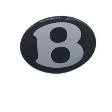 NEW black Trunk B emblem badge for Bentley Continental Gt Gtc & Flying Spur US picture