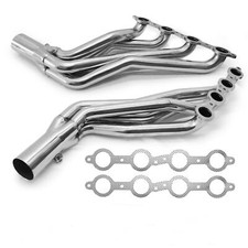 New Stainless Long Tube Headers & Gaskets for 2007-2014 Chevy GMC 4.8L 5.3L 6.0L picture