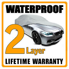 2 Layer Car Cover Breathable Waterproof Layers Outdoor Indoor Fleece Lining Fib1 picture