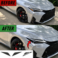 FOR 2026 LEXUS IS350 FRONT HEADLIGHT SIDE MARKER BLACK VINYL OVERLAY PPF DECAL picture