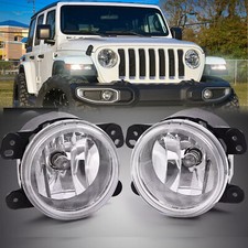 Pair 4 inch Fog Lights Front Bumper Driving Lamps for Jeep Wrangler JL JT JK picture