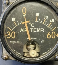 WESTON Aviaton Cyl. Temp Temperature Gauge Model 602 3