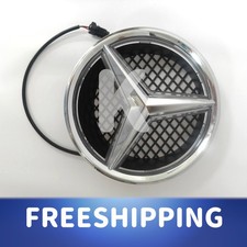 fit Mercedes Benz Illuminated Logo Star Badge Front Grille LED Emblem USA picture