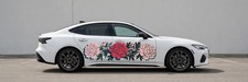 Chinese Inspired Peony Bloom Car Decals Side Decal Both Sides Legend picture