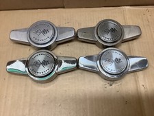 Vintage 1956-1962 Chevy CORVETTE  2 Spoke Wheel Center Caps 3725239 SET OF 4 c picture