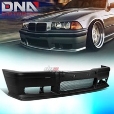FOR 92-99 BMW E36 3SERIES 1PC M3 STYLE ABS FRONT BUMPER COVER BODY KIT+GRILLE picture