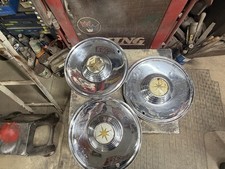 Vintage 1956-57 Lincoln Premier Hubcap (3) Original Wheel Cover Assembly 15