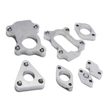 7Pcs/Set Racing Style RHB-31 VZ21 High Flow Car Turbo Complete Flange Kit Steel picture