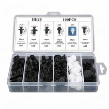 100PCS Bumper Fender Hood Moulding Side Garnish Grille Retainer Clip Accessories picture