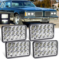 Fit 1977-1986 Oldsmobile 98 1985-1987 Calais 1977-1985 Delta 88 Headlights 4PCS picture