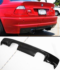CSL STYLE 2-TONE CARBON FIBER REAR BUMPER DIFFUSER FOR 2002-06 BMW E46 M3 COUPE picture