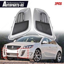 Pair Front Bumper Fog Light Lamp Cover Frame Bezel Fits Buick Regal GS 2012-2017 picture