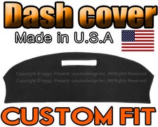 fits 1983-1989  CHEVROLET CORVETTE DASH COVER MAT DASHBOARD PAD /  BLACK picture