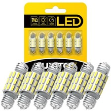 AUXITO 6x Festoon 31MM DE3175 DE3022 LED Map Dome Light Bulb 6500K Bright EOA picture