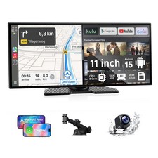 LAMTTO RC32 11 Inch Portable CarPlay Monitor Wireless Android Auto GPS Gemini AI picture
