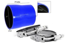 BLUE Silicone Reducer Coupler Hose 3