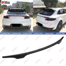 Rear Tailgate Middle Spoiler Wing For 15-18 Porsche Macan Carbon Fiber/Unpainted picture