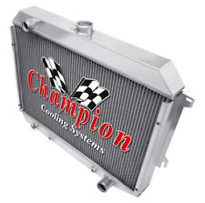 KR Champion 3 Row Aluminum Radiator For 1970-74 Mopar 26