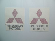 New Mitsubishi Motors Logo EVO Spoiler Decal Pair RalliArt Evolution MR DSM VR-4 picture