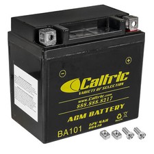 YTX5L-BS Caltric AGM Battery for Suzuki 33610-40B30, 33610-40B20 picture
