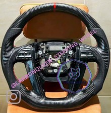REAL CARBON FIBER STEERING WHEEL FOR HONDA  ACCORD SEDAN 08-12YS/ RED STRIPE picture