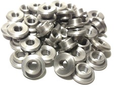 Weld Bung 5/16-24 Thread 1018 Billet Steel CNC Machined Tubing Fabrication 2 PCS picture