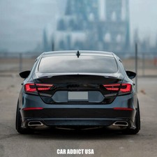 4PCS LED Tail Lights Kit for Honda Accord Sedan 2018-2022 Smoked Tail Light picture