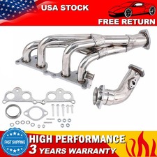 For 95-01 Toyota Tacoma 2.4 2.7L Front Exhaust Manifold Assembly Stainless picture