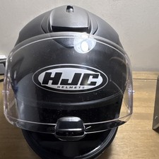 HJC~C70 Motorcycle Helmet Full Face Black Matte Sz M~Excellent picture