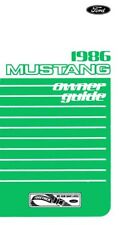 1986 Ford Mustang Owners Manual User Guide Reference Operator Book Fuses Fluids picture