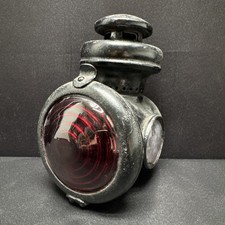 Model T Ford Vintage Antique Kerosene Tail Light Lamp (Missing Base Piece) picture
