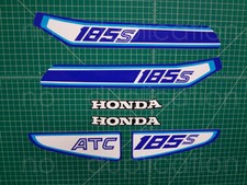 1981 81' ATC185s Tank + Rear decals trike graphics 6pc ATC stickers 185s picture