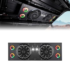 KEMIMOTO UTV Fan Cab Cooling Fan RGB Light for Can Am Defender/Kawasaki Mule/RZR picture