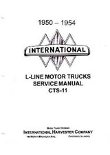 1950-1954 International L, R Series Factory Shop Service Manual picture