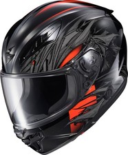 Scorpion EXO-R430 Wyvern Helmets Black/Red SM-2X picture
