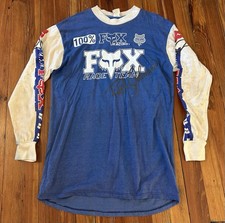 Vintage Fox Racing Rick Johnson Motocross Jersey Large picture