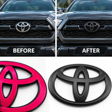 Toyota Tacoma 2024-2026 4Runner 2025-2026 Matte Black Grille Emblem Overlay picture