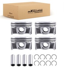 4X Piston & Rings Kit EJ7Z6108E For 15-19 Ford Focus Mustang Lincoln MKC 2.3L picture