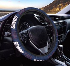 New York Giants Steering Wheel Cover Universal Car Interior Accessory picture