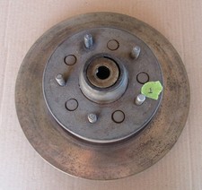 ORIGINAL used GM 1965 - 1968 Corvette FRONT WHEEL HUB AND ROTOR ASSEMBLY - NICE picture