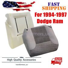For 1994-1997 Dodge Ram 1500 2500 3500 SLT Driver Bottom Cloth Seat Cover & FOAM picture